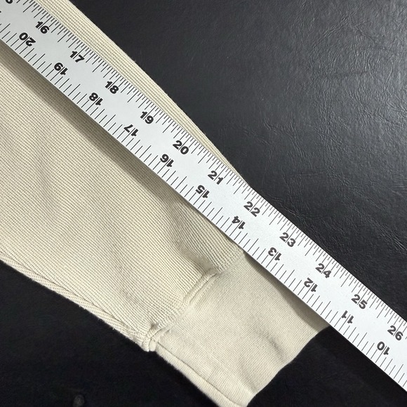 Vintage‎ Norm Thompson Polo Shirt Men's Large Beige Banded Waist Pockets - Picture 9 of 9